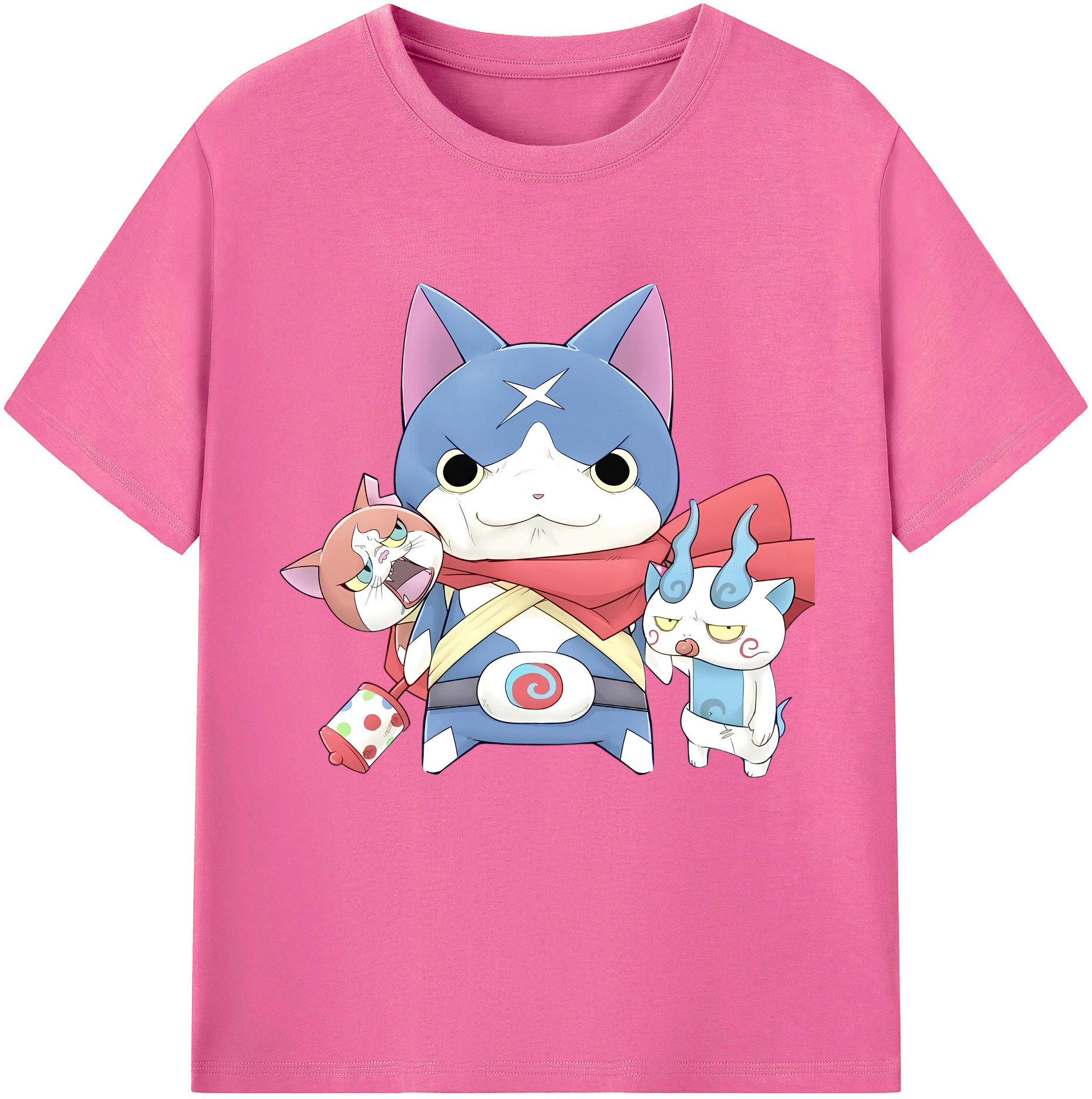 （画像用） 妖怪ウォッチ Yo-kai Watch レディースカジュアルプリントTシャツ（綿100％）